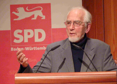 Erhard Eppler im Jahr im Waiblinger Bürgerzentrum